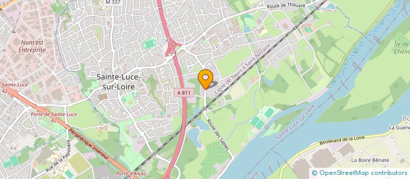 localisation de l'entreprise PHILEAS à SAINTE-LUCE-SUR-LOIRE