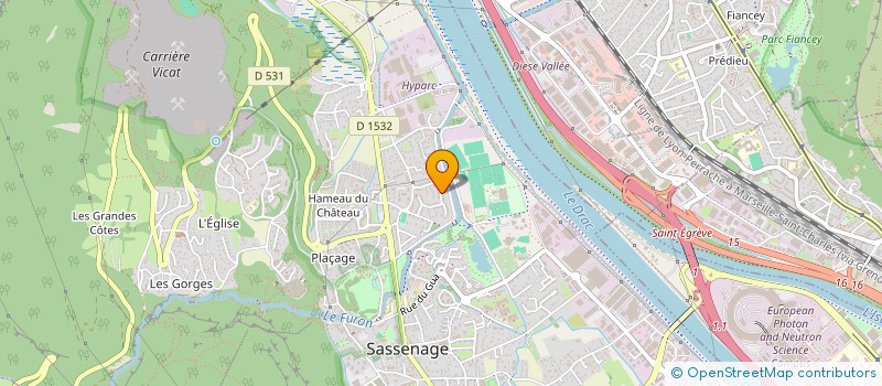 localisation de l'entreprise PHILEAS FOGG CAFE  SASSENAGE