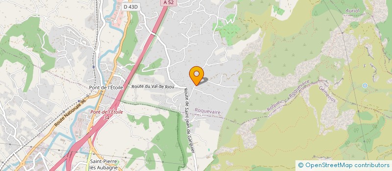 localisation de l'entreprise PHILEASROC  ROQUEVAIRE