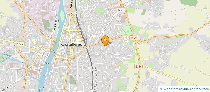 localisation de l'entreprise PHILEC 86 à CHATELLERAULT