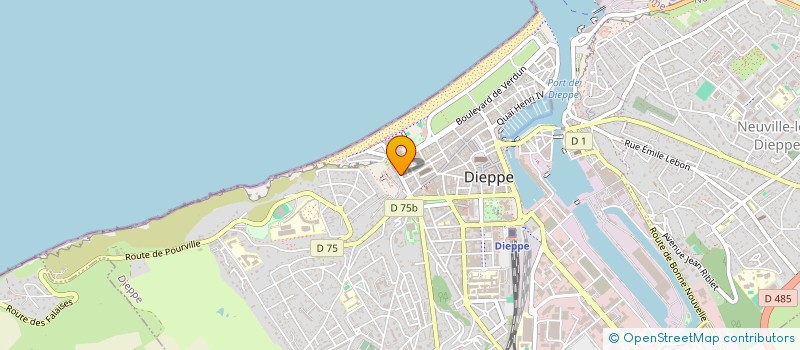 localisation de l'entreprise PHILEGE  DIEPPE