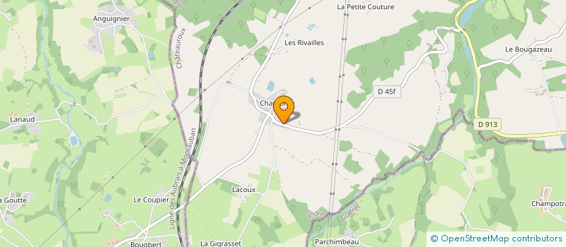 localisation de l'entreprise PHILELEC à EGUZON-CHANTOME