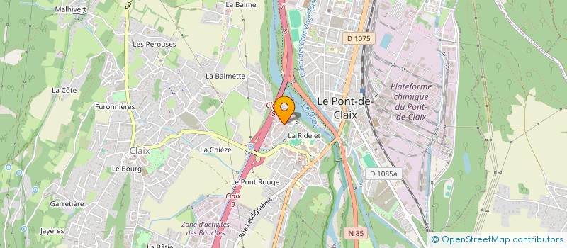 localisation de l'entreprise PHILELEC.P à CLAIX