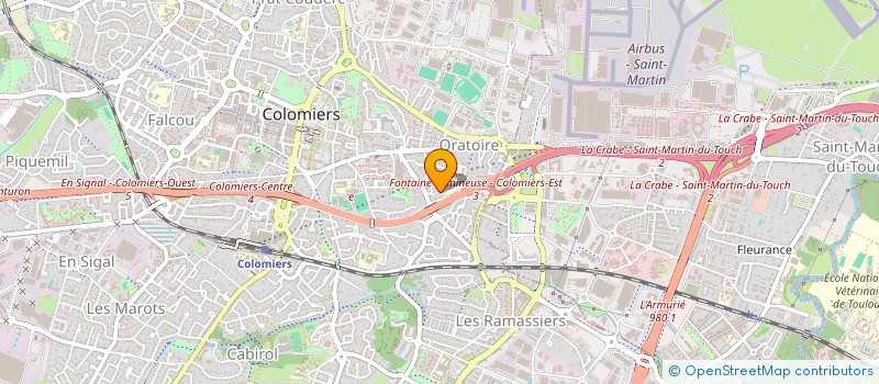localisation de l'entreprise PHILEMA à COLOMIERS
