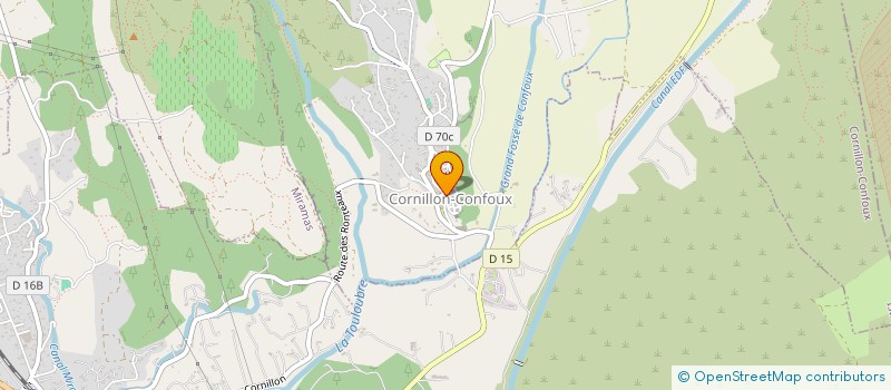 localisation de l'entreprise PHILEMA à CORNILLON-CONFOUX