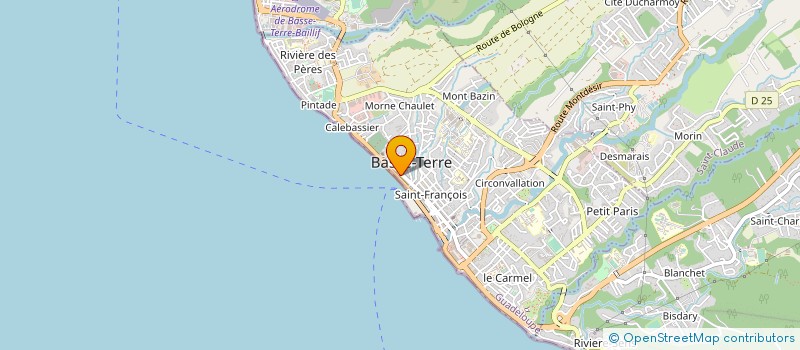 localisation de l'entreprise PHILEMON SOC CIVILE PARTICULIERE PRUNE à BASSE-TERRE