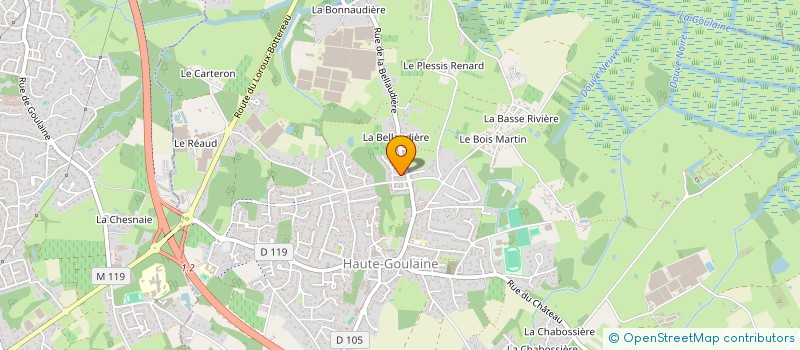 localisation de l'entreprise PHILENE  HAUTE-GOULAINE