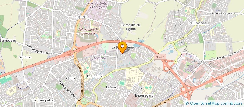 localisation de l'entreprise PHILENE  LA ROCHELLE