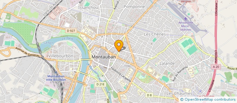 localisation de l'entreprise PHILENE  MONTAUBAN