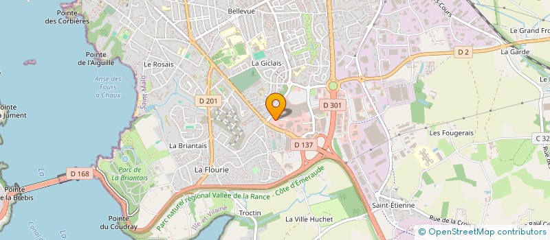 localisation de l'entreprise PHILENE CORSAIRE à SAINT-MALO