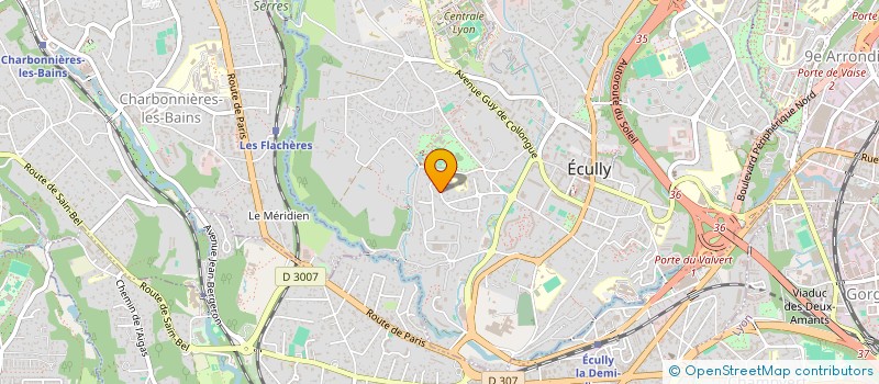 localisation de l'entreprise PHILEO  ECULLY