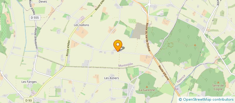 localisation de l'entreprise PHILEOLE  MONTOISON