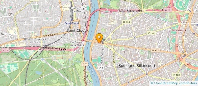 localisation de l'entreprise PHILEOS CONSULTING  BOULOGNE-BILLANCOURT