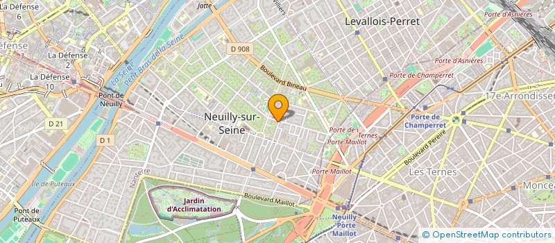 localisation de l'entreprise PHILERIMOS IMMOBILIER à NEUILLY SUR SEINE
