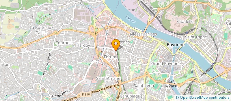 localisation de l'entreprise PHILESTH à BAYONNE