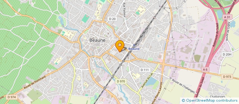 localisation de l'entreprise PHILETANNE à BEAUNE
