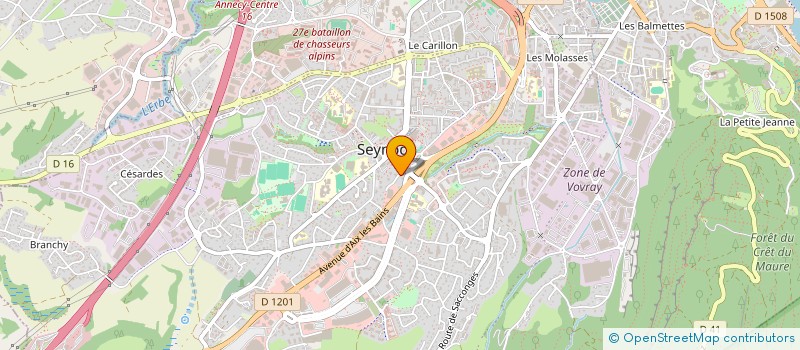 localisation de l'entreprise PHILEUREX à ANNECY