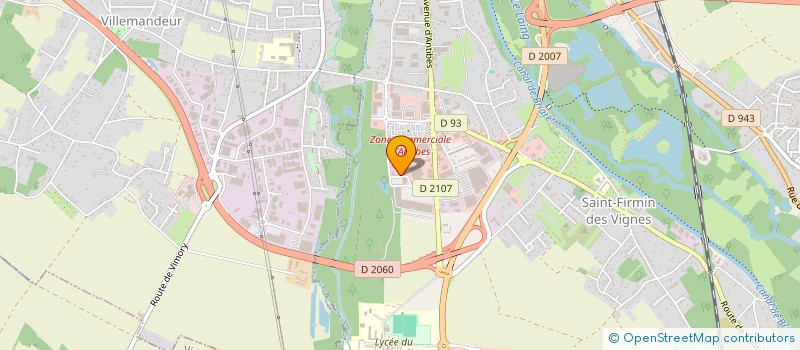 localisation de l'entreprise PHILFORME à AMILLY