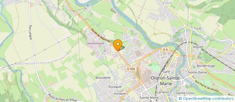 localisation de l'entreprise PHILGLYD  OLORON-SAINTE-MARIE