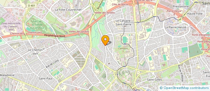 localisation de l'entreprise PHILIA à CAEN