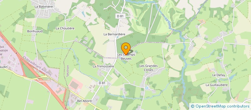 localisation de l'entreprise PHILIA à SAUTRON