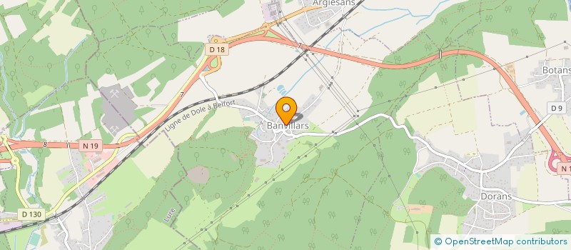 localisation de l'entreprise PHILIA à BANVILLARS