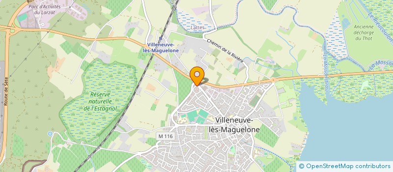 localisation de l'entreprise PHILIA  VILLENEUVE-LES-MAGUELONE