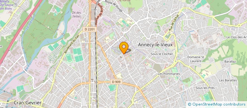 localisation de l'entreprise PHILIA  ANNECY