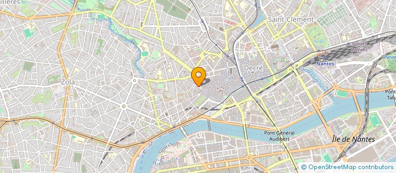 localisation de l'entreprise PHILIA à NANTES