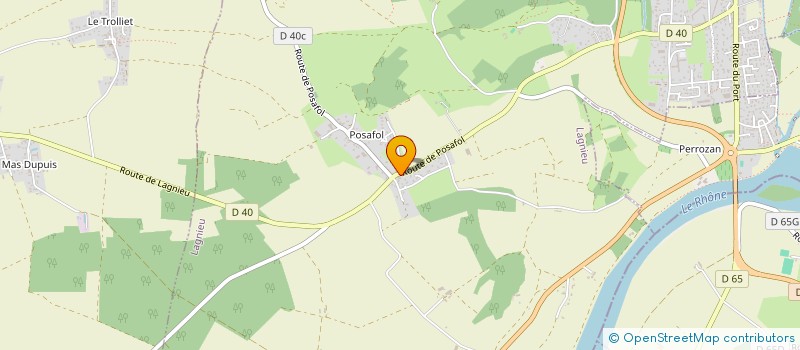 localisation de l'entreprise PHILIA  LAGNIEU