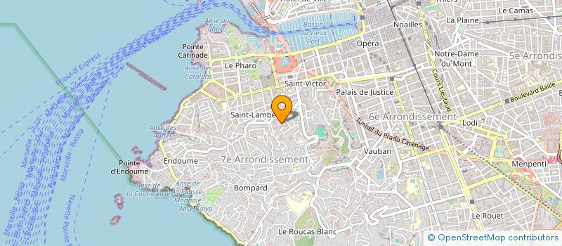 localisation de l'entreprise PHILIA M à MARSEILLE