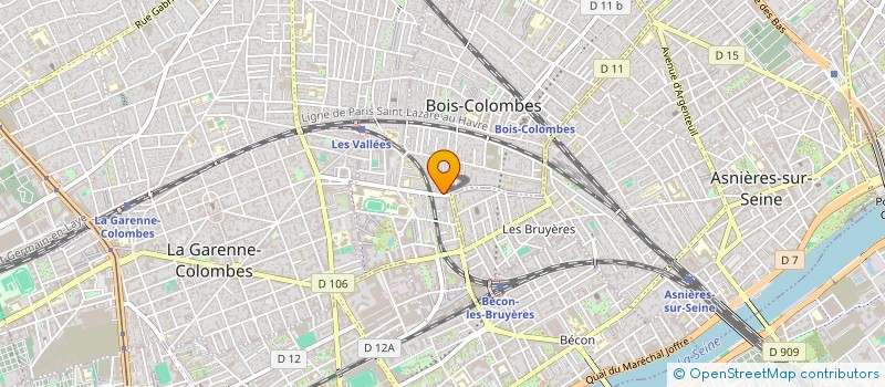 localisation de l'entreprise PHILIA PARTNERS à BOIS-COLOMBES