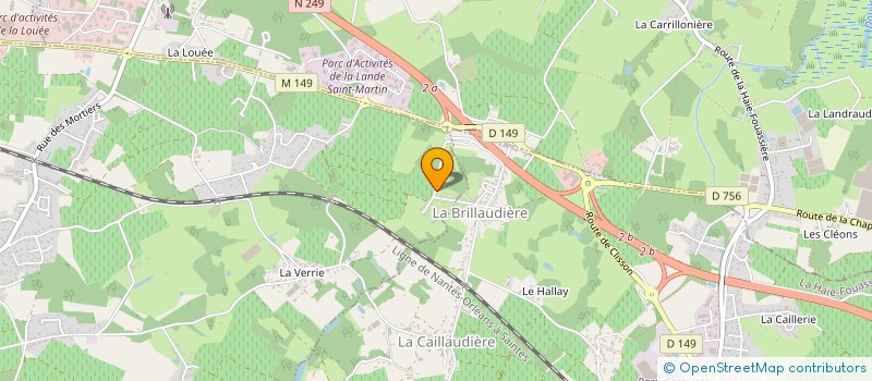 localisation de l'entreprise PHILIA RH à VERTOU