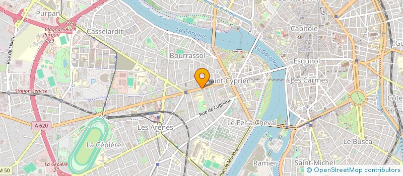 localisation de l'entreprise PHILIA SERVICES à TOULOUSE