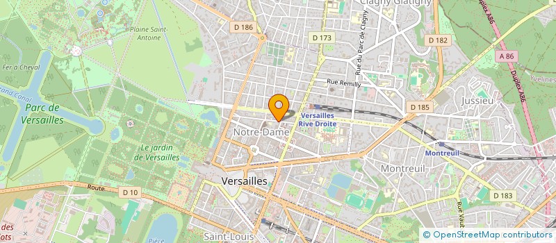 localisation de l'entreprise PHILIAE CONSEIL à VERSAILLES