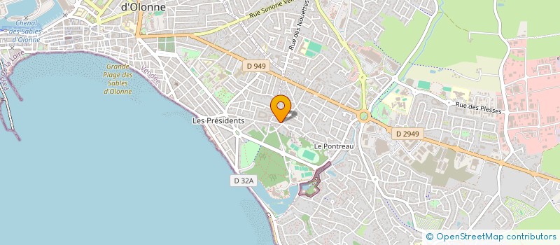 localisation de l'entreprise PHILIBER à LES SABLES D'OLONNE