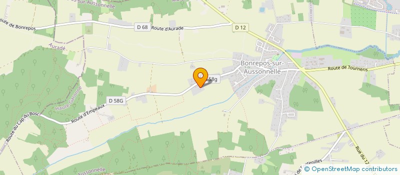 localisation de l'entreprise PHILIBERT  BONREPOS-SUR-AUSSONNELLE