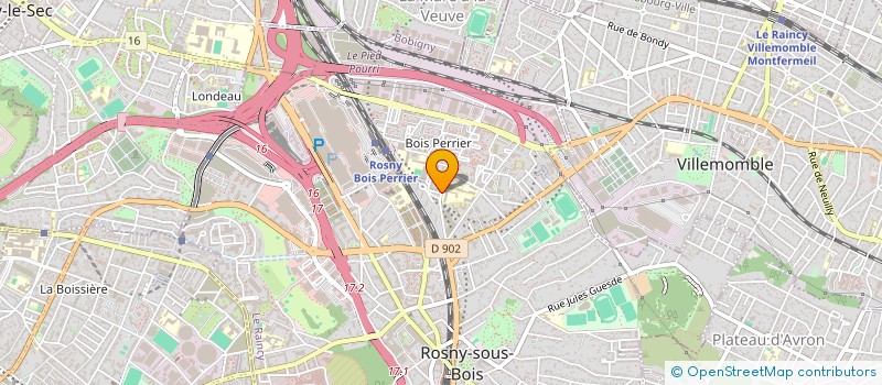 localisation de l'entreprise PHILIBERT DISTRIBUTION à ROSNY-SOUS-BOIS