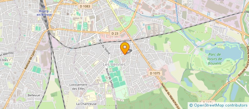 localisation de l'entreprise PHILIBERT ET POMATHIOS à BOURG-EN-BRESSE