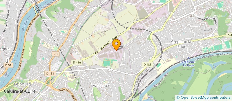 localisation de l'entreprise PHILIBERT IMMOBILIER  CALUIRE-ET-CUIRE