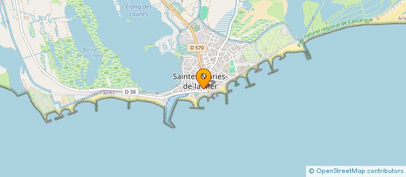 localisation de l'entreprise PHILIBERT M-T ET ALLARD J-P  SAINTES-MARIES-DE-LA-MER