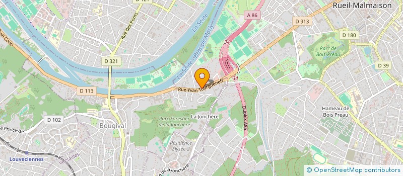 localisation de l'entreprise PHILIBERT SA à RUEIL-MALMAISON