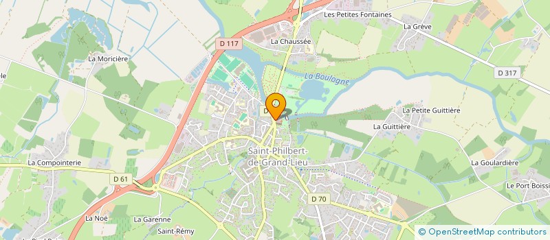 localisation de l'entreprise PHILIBERTINE ENFANCE JEUNESSE à SAINT-PHILBERT-DE-GRAND-LIEU