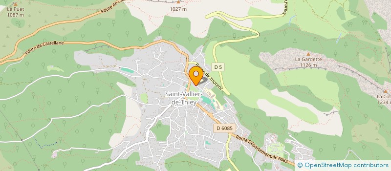 localisation de l'entreprise PHILIDINE & CO  SAINT-VALLIER-DE-THIEY