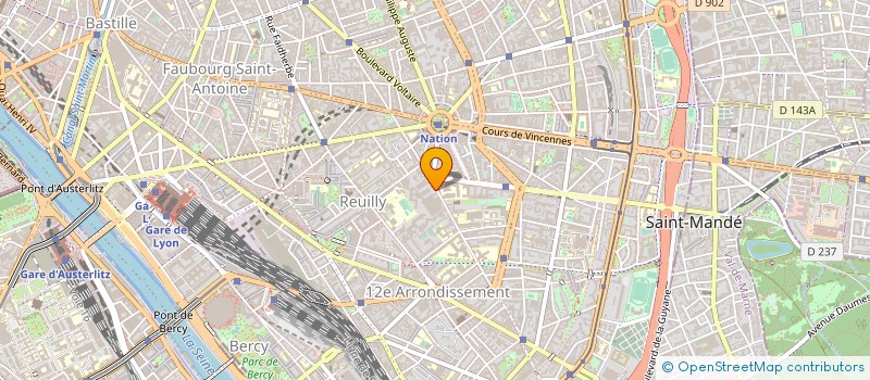localisation de l'entreprise PHILIDOR PARIS à PARIS