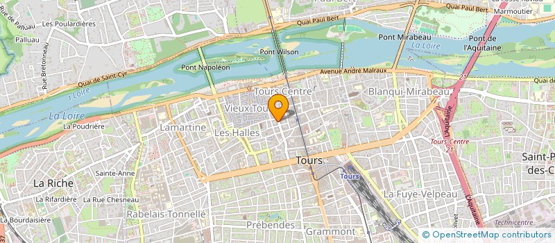 localisation de l'entreprise PHILIDOUX  TOURS