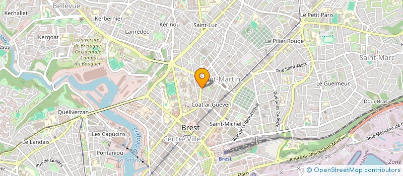 localisation de l'entreprise PHILIGRAMME à BREST