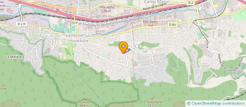 localisation de l'entreprise PHILILAURIA  AUBAGNE