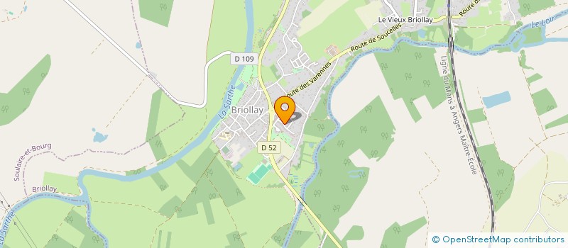 localisation de l'entreprise PHILIMMO 49  BRIOLLAY