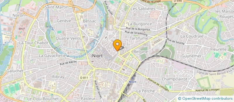 localisation de l'entreprise PHILIMMOBILIER  NIORT
